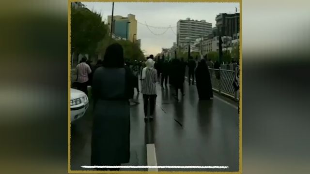 ویدیویی عجیب از لحظه‌ی تحویل سال در خیابان‌های مشهد!