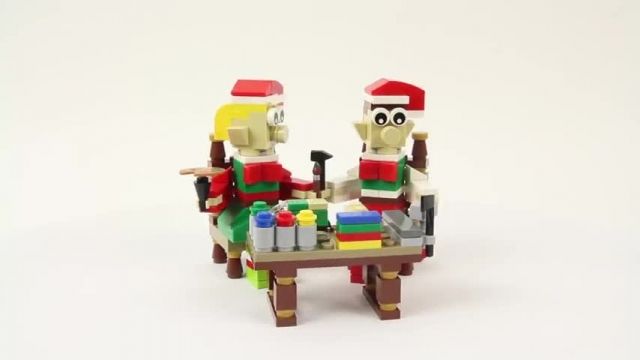 آموزش اسباب بازی های ساختنی لگو (Lego Seasonal 40205 Elves' Workshop)