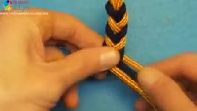 تکنیک ساخت دستبند با بند کفش 