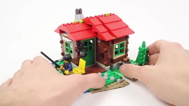 آموزش بازی ساختنی لگو (Lego Creator 31048 Lakeside Lodge)