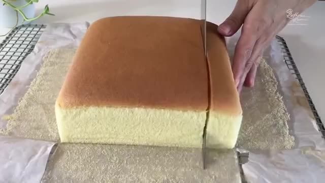 طرز تهیه کیک اسفنجی ژاپنی با بافت پنبه ای و نرم