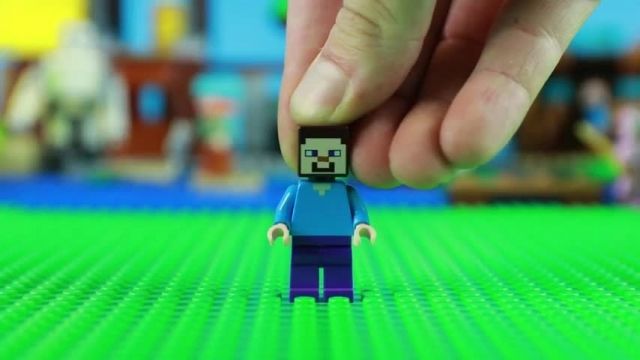 آموزش لگو اسباب بازی (LEGO MINECRAFT 21155 The Creeper Mine Toy)