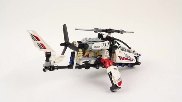 آموزش اسباب بازی های فکری لگو (Lego Technic 42057 Ultralight Helicopter)