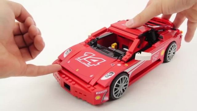 آموزش اسباب بازی های ساختنی لگو (Lego Racers 8143 Ferrari F430 Challenge 1:17)