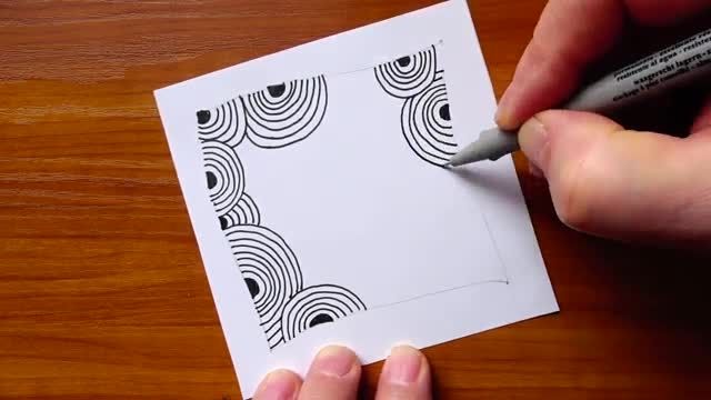 فیلم آموزش نقاشی سه بعدی با مداد - آموزش گام به گام الگوهای آسان نقاشی