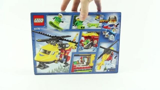 آموزش لگو اسباب بازی (Lego City 60179 Ambulance Helicopter)