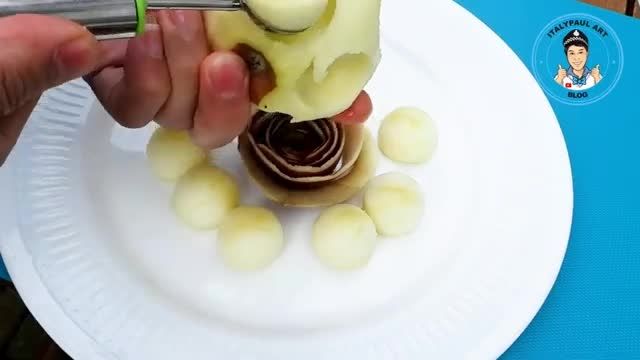 نکات کاربردی آشپزی - 10 ایده خلاقانه برای میوه آرایی در چند دقیقه