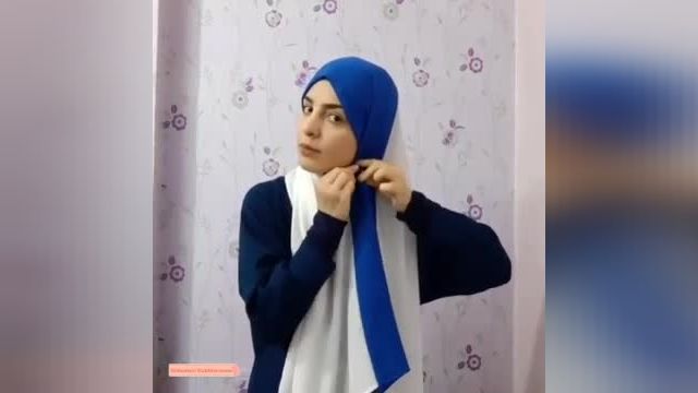 آموزش بستن شال و روسری - شال دخترانه - زنانه با چادر