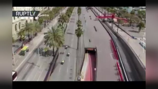 چهره بارسلونا در وحشت کرونا/ خلوت‌ترین لحظات شلوغ‌ترین شهر اسپانیا