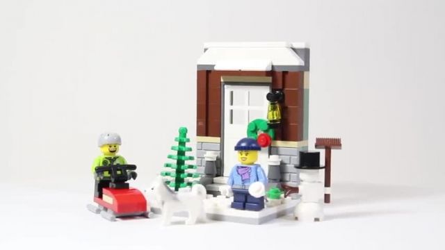 آموزش خلاقیت با لگو (Lego 40124 Winter Fun)