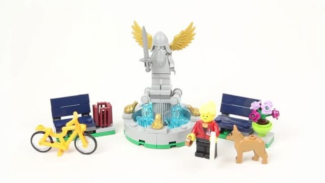 آموزش ساخت و ساز لگو (Lego Creator 40221 Fountain)