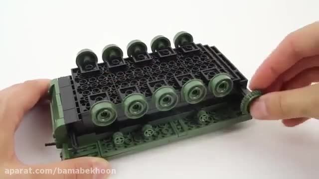 آموزش لگو بازی -ساختن یک تانک نظامی لگویی (M24 Chaffee)