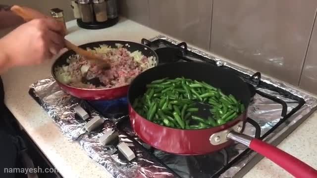 طرز تهیه لوبیا پلو با گوشت