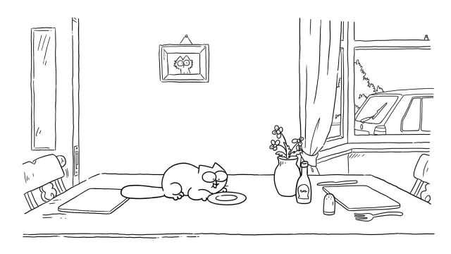 دانلود کارتون گربه سایمون - این داستان "جعبه باهوش"