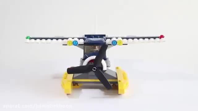 آموزش ساخت هواپیما و ماشین لگویی (LEGO CITY 60070)