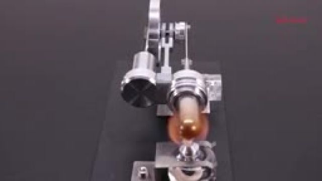 معرفی و آشنایی علم و تکنولوژی - مکانیزم کارکرد موتور حرارتی استرلینگ (Stirling E