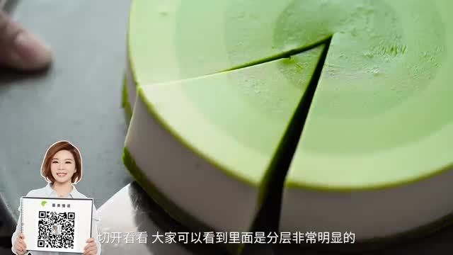 طرز تهیه موس کیک ماچابا تزیین تناژ رنگ سبز