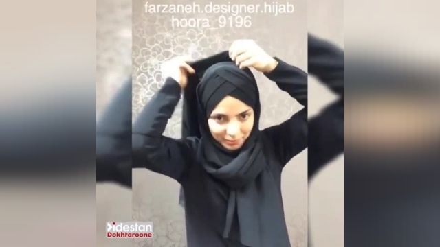 آموزش بستن شال و روسری - مدل مصری