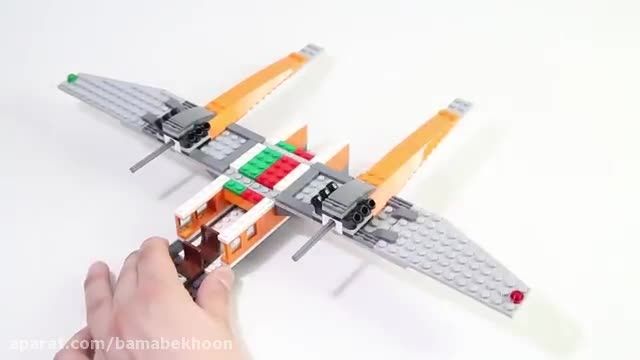 آموزش لگو بازی -لگو بازی - ساخت یک هواپیمای حمل آذوقه