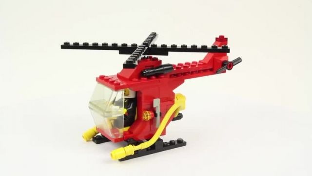 آموزش اسباب بازی های ساختنی لگو( Lego - Back To History - 6685 Fire Copter 1)