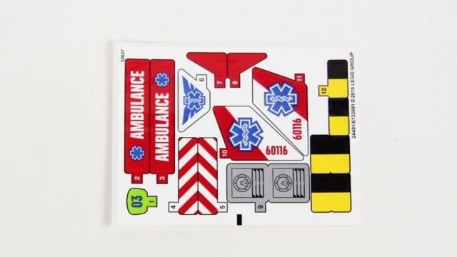 آموزش بازی ساختنی لگو (Lego City 60116 Ambulance Plane)