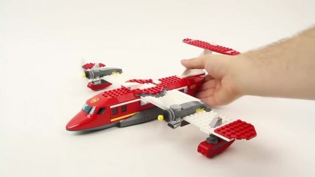 آموزش اسباب بازی های ساختنی لگو (Lego City 4209 Fire Plane)