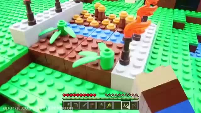 آموزش لگو بازی -لگو ماینکرافت (Minecraft) - کار با بلوک ها