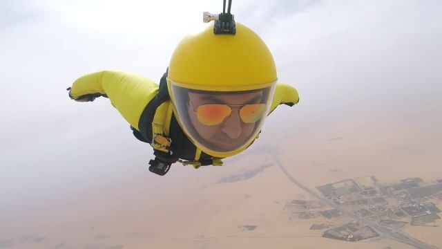 پرواز من با لباس خفاشی (وینگسوت) در دبی