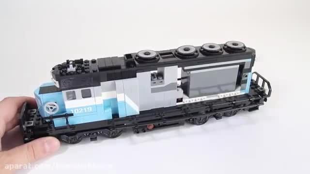آموزش لگو بازی - ساخت قطار موتور دار لگویی (Maersk)