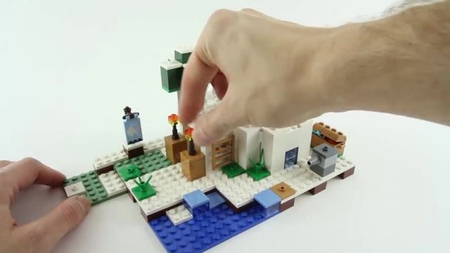 آموزش لگو اسباب بازی (Lego Minecraft 21142 The Polar Igloo)