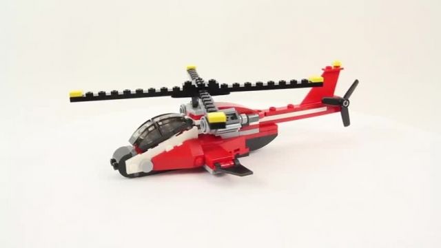 آموزش بازی با اسباب بازی های لگو (Lego Creator 31057 Air Blazer)