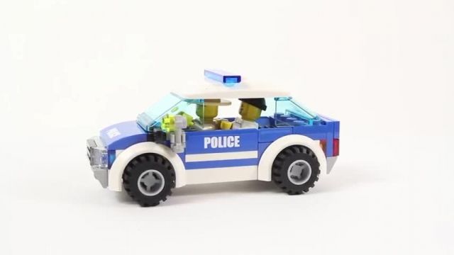 آموزش اسباب بازی ساختنی لگو (Lego City 4436 Patrol Car)