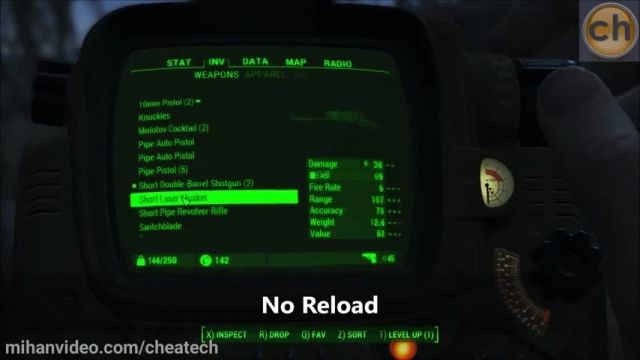  پیش نمایش چیت بازی Fallout 4