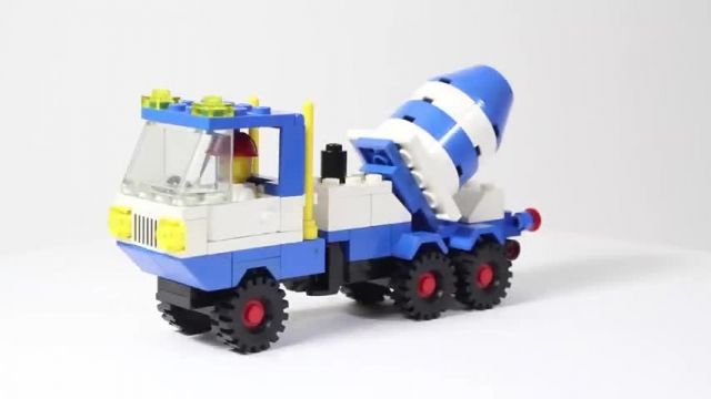 آموزش خلاقیت با لگو (Lego - Back To History - 6682 Cement Mixer)