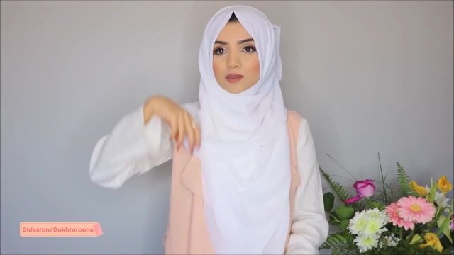 آموزش بستن شال و روسری - بستن روسري باحجاب