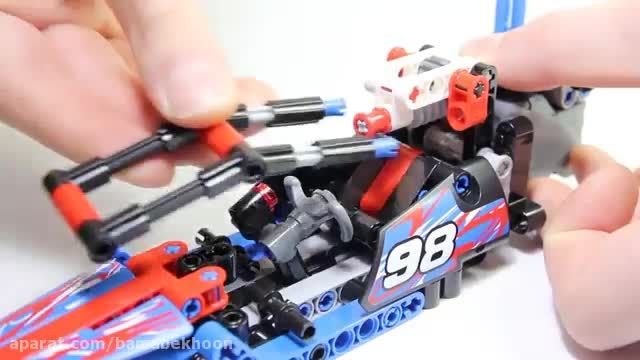 آموزش لگو بازی - لگو تکنیک - ساخت یک ماشین مسابقه فرمول یک