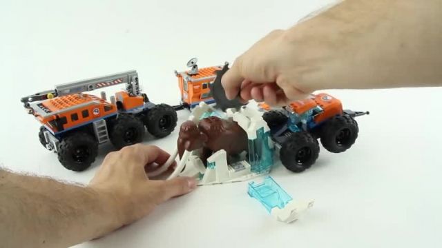 آموزش لگو اسباب بازی (Lego City 60195 Arctic Mobile Exploration Base)