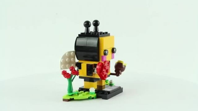 آموزش لگو اسباب بازی (Lego BrickHeadz 40270 Valentine's Bee)