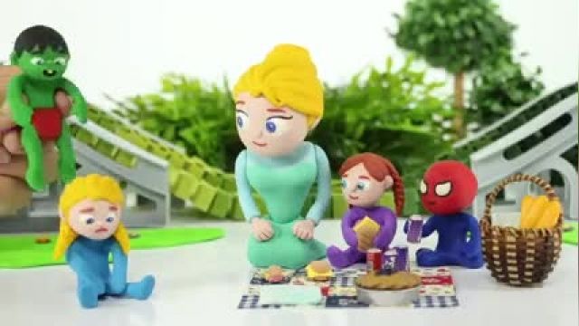 انیمیشن کودک السا و آنا - قهرمانان کوچک و چرخ گردون