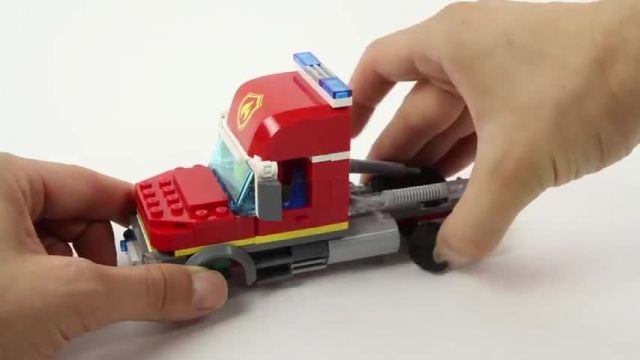آموزش ساخت سریع اسباب بازی لگو (Lego City 4430 Fire Transporter)