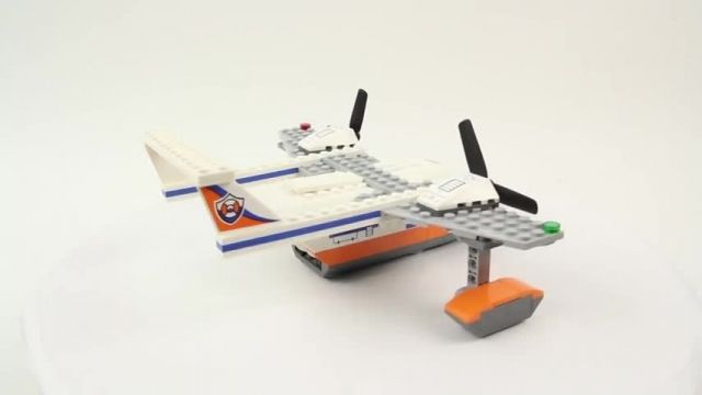 آموزش بازی با اسباب بازی های لگو (Lego City 60164 Sea Rescue Plane)