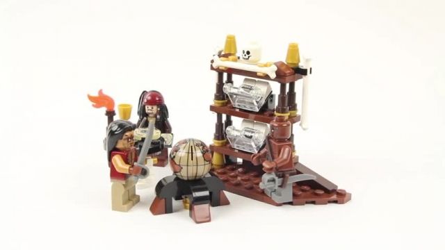 آموزش ساخت سریع اسباب بازی لگو (Lego Pirates 4191 Captain's Cabin)