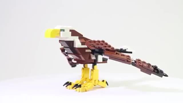 آموزش لگو بازی - ساخت یک عقاب (Lego Creator 31004)