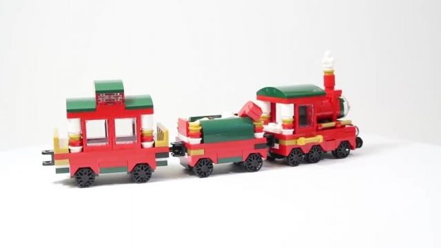 آموزش خلاقیت با لگو (Lego Seasonal 40138 Christmas Train)