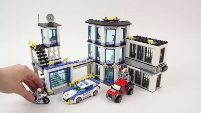 آموزش اسباب بازی های فکری لگو (Lego City 60141 Police Station)