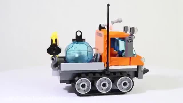 آموزش لگو بازی -ساخت یک ماشین مخصوص برف و یخ