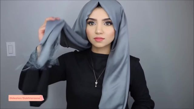 آموزش بستن شال و روسری - چهار مدل جدید برای بستن شال دخترانه