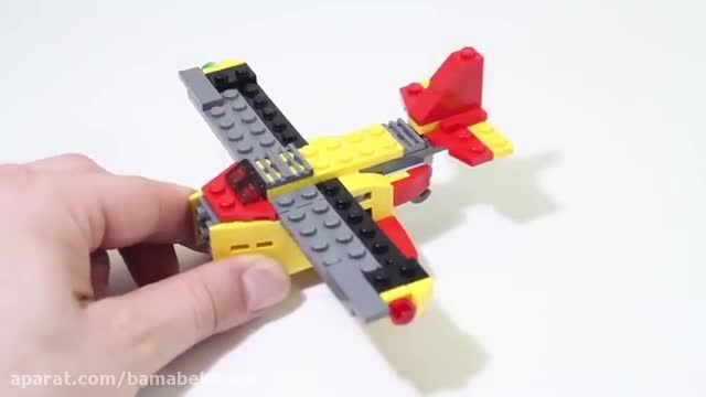 آموزش لگو بازی - ساخت یک هواپیمای باربری 31029