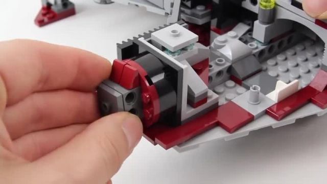 آموزش اسباب بازی های فکری لگو (Lego Star Wars 75025 Jedi Defender-class Cruiser)