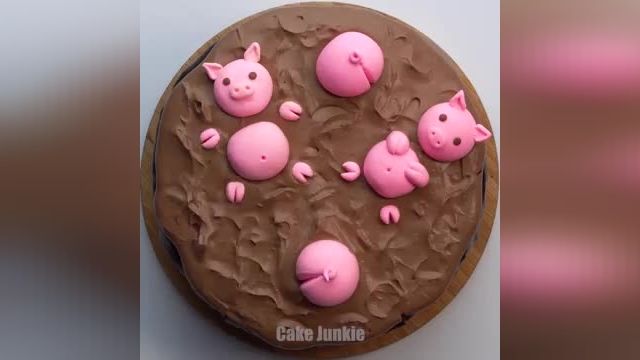 ترفندهای کاربردی آشپزی - بهترین فیلم آموزشی تزیین کیک شکلاتی در چند دقیقه